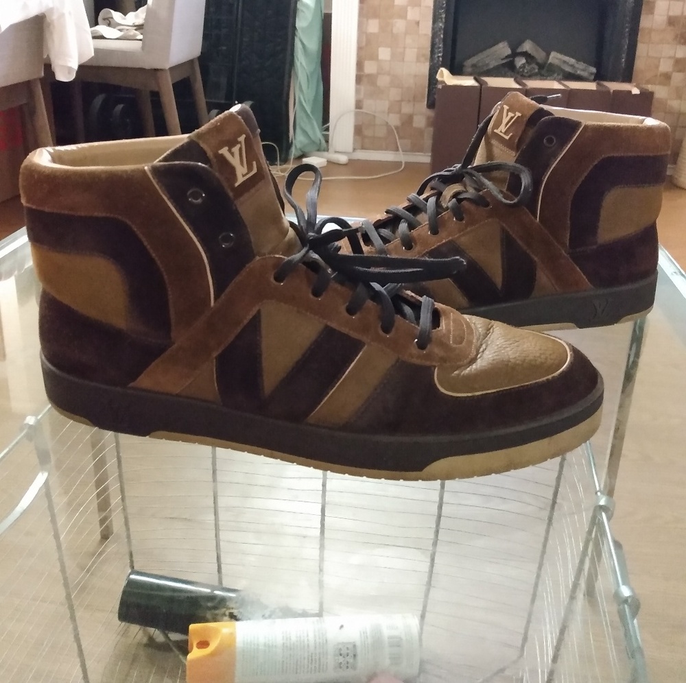 Lv sneakers. Suede joints  “the towers”